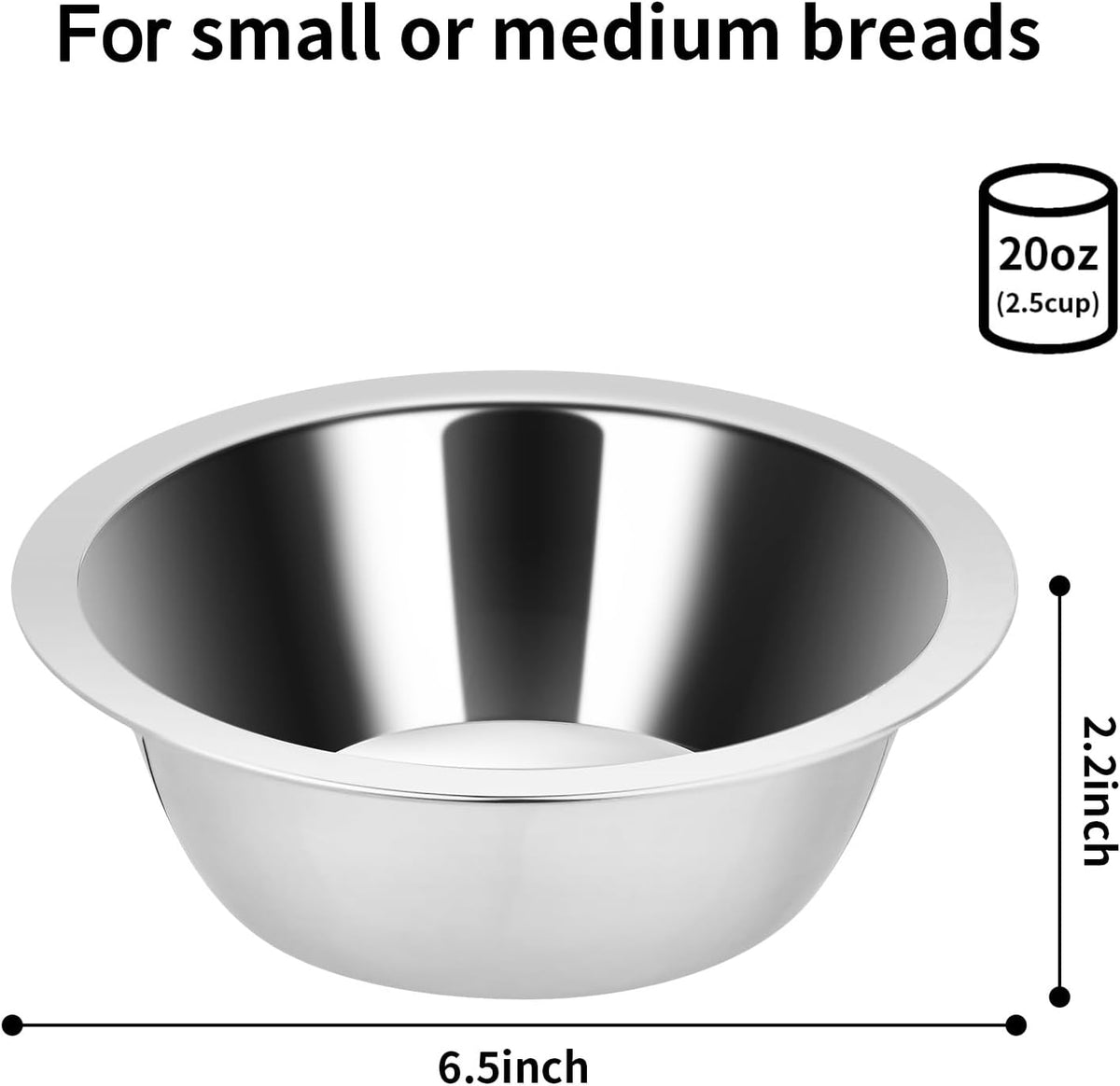Fri4Free 2PCS 8oz Stainless Steel Hanging Kennel Water Bowls – Essentials for Dogs - 20oz - image 2
