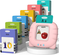 Startcan Talking Flash Cards for Toddlers 1 2 3 4 5 - 510-pink (New Abc+123+ 3 Songs)