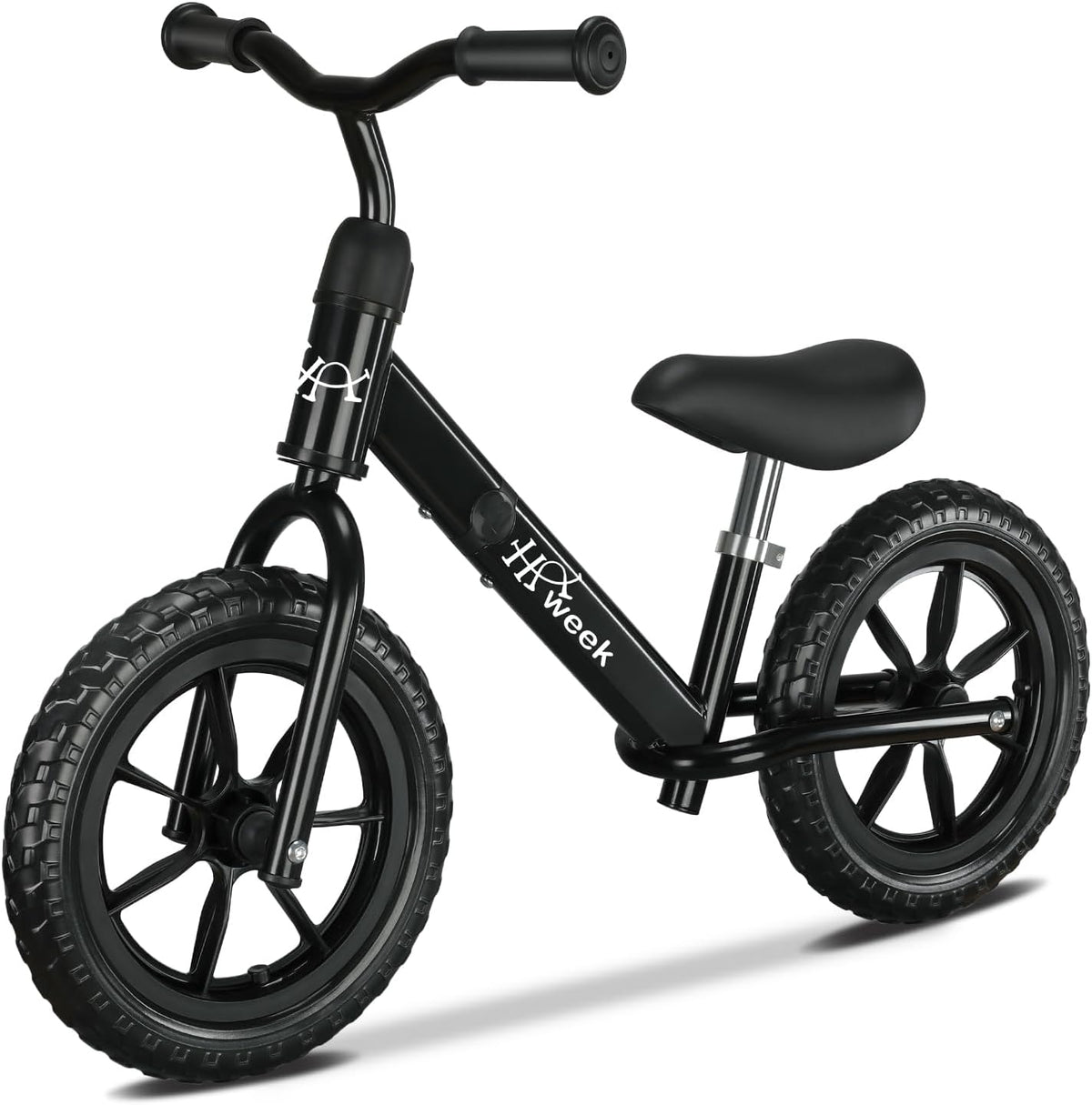 Toddler Balance Bike for 3-5 Year Old 12” No Pedal Training Bike Toys - BK-BLACK
