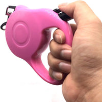Retractable Dog Leash – Essentials for Dogs - Pink / Small