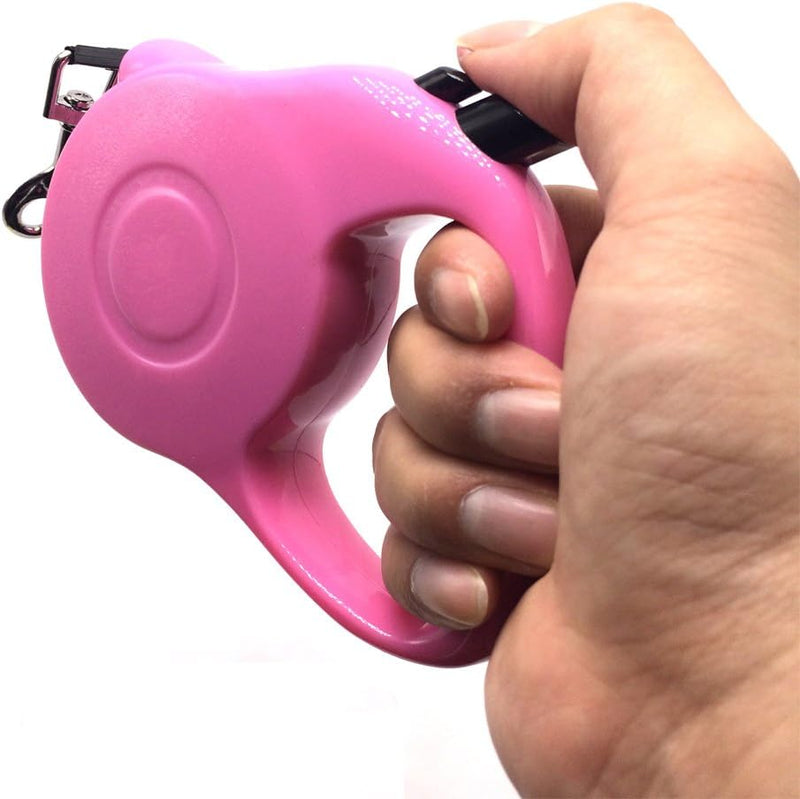 Retractable Dog Leash – Essentials for Dogs - Pink / Small