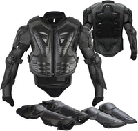 JUSTDOLIFE youth dirt bike gear set with chest protector, knee and elbow pads - view 4