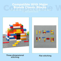 Etarnfly multicolored building baseplates, 10 x 10 inch, 8 pack - view 14