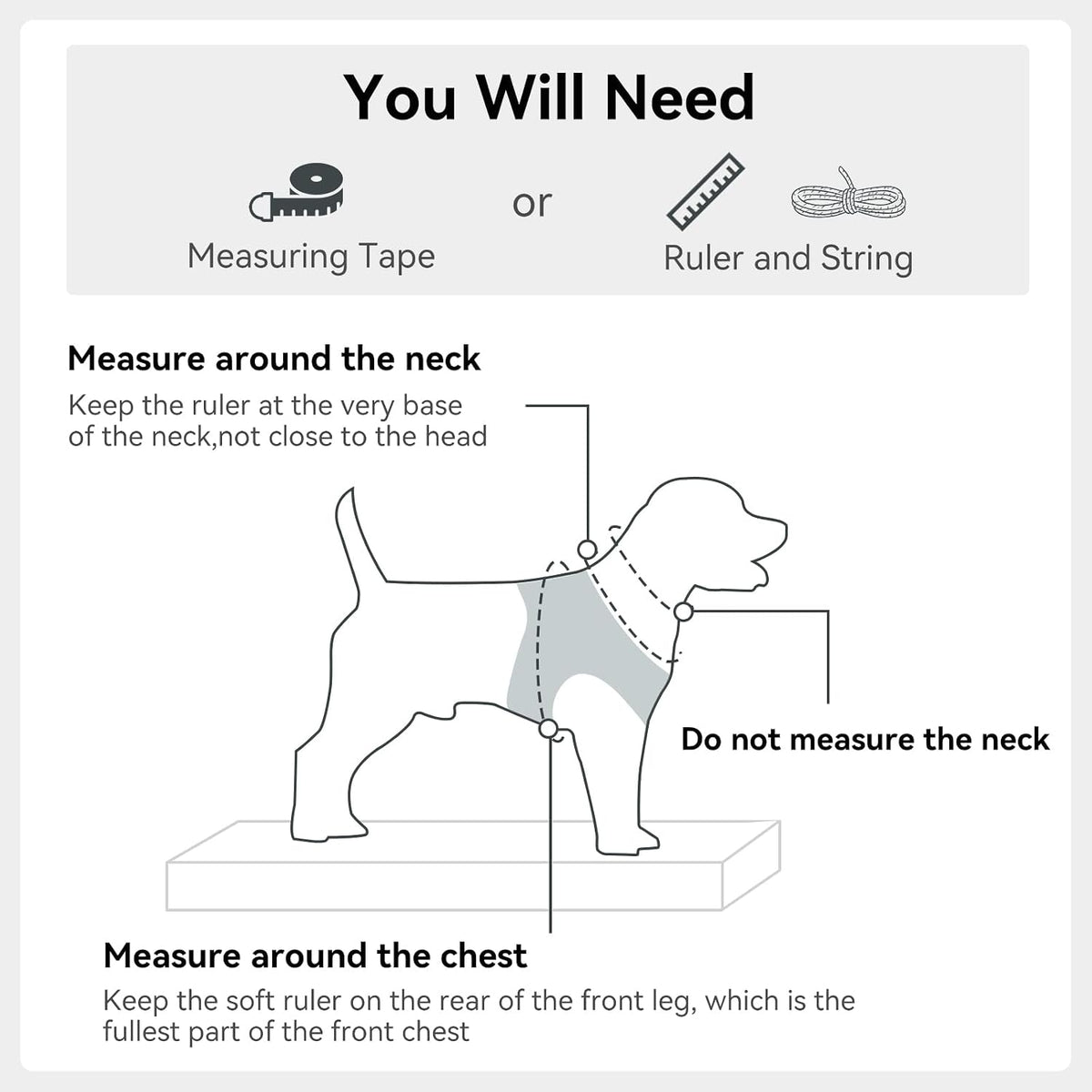 Joytale Step-in Dog Harness, Soft Breathable Mesh, Black S – Essentials for Dogs - L--Chest: 18.5-21.5'' / Gray - image 4