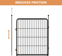 FXW Floor Protectors, Dog Playpen Accessories, Patented - Orange / Muffler Tubes - image 4