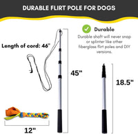 YES4QUALITY Flirt Pole for Dogs - Flirt Pole - image 3