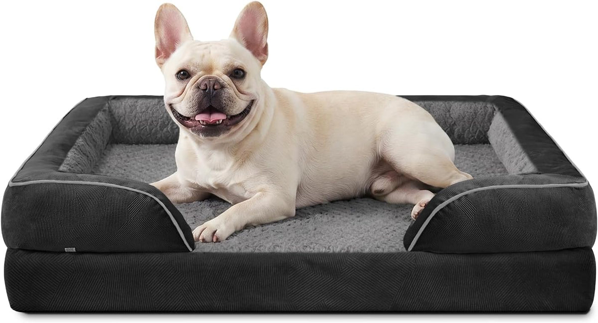 Orthopedic Dog Beds Large Sized - Black / M (28"x 23"x 6.5")