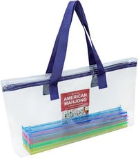 Jongyance American Mahjong Set with Blue Carrying Bag - Clear - image 4