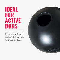 KONG Extreme Ball with Hole, Fetch Toy, Black - Medium - image 3