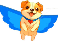 HENGDA KITE cartoon bee kite with yellow body, light wings and long tail - view 3