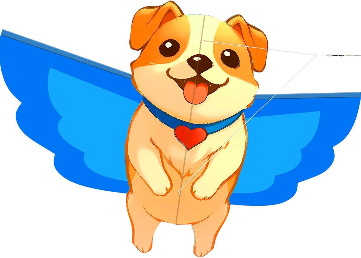 HENGDA KITE cartoon bee kite with yellow body, light wings and long tail - view 3
