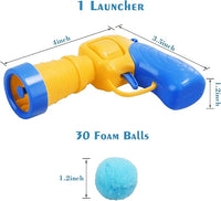 Mewlmart Interactive Cat Toys for Indoor Plush Ball Launcher Cat Enrichment Toys Pom Pom Balls 30 Balls