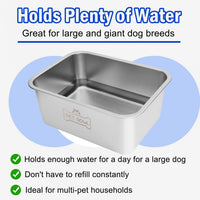 Vumdua Water Bowls for Large Dogs - image 2