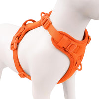 Sunraymascota No Pull Dog Harness for Medium Sized Dogs Puppy Vest - Orange / L(Neck:20.9-31.5", Chest:24.8-37.4")