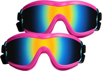 Dog Sunglasses Dog Goggles - Pink - Pack of 2