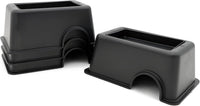 Reptile Hide Box Snake Hide Feel Secure and Safe, Gecko Hide - Black / Small 4 Pcs