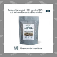 King Lou Pets - Whole Minnows for Cats and Dogs - Freeze Dried Minnows - USA-Made Freeze Dried Dog Treats and Cat Treats - Omega Rich for Skin and Coat Health - 1 lb Prior to Freeze-Drying