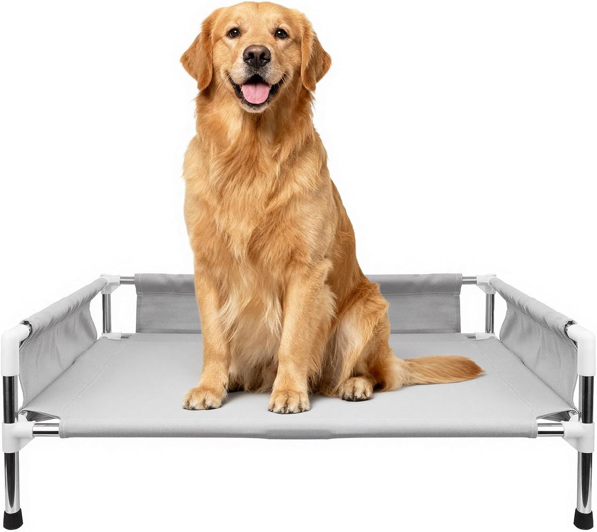 Makerfire Elevated Dog Bed, Raised Dog Sofa Bed for Medium Dogs