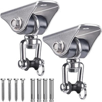 SELEWARE stainless steel swing hanger, heavy duty ceiling mount with swivel - view 2