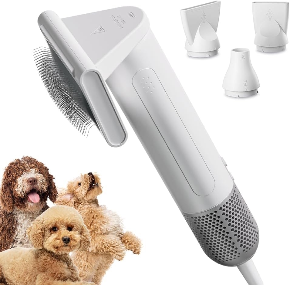 2 in 1 Grooming Kit for Pet-Dog Hair Dryer & Professional Grooming