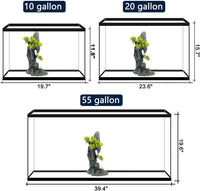 Extra Large Aquarium Decorations Large Fish Tank Rocks Hideout – Essentials for Fish - Tall Cypress Mountain View - image 4