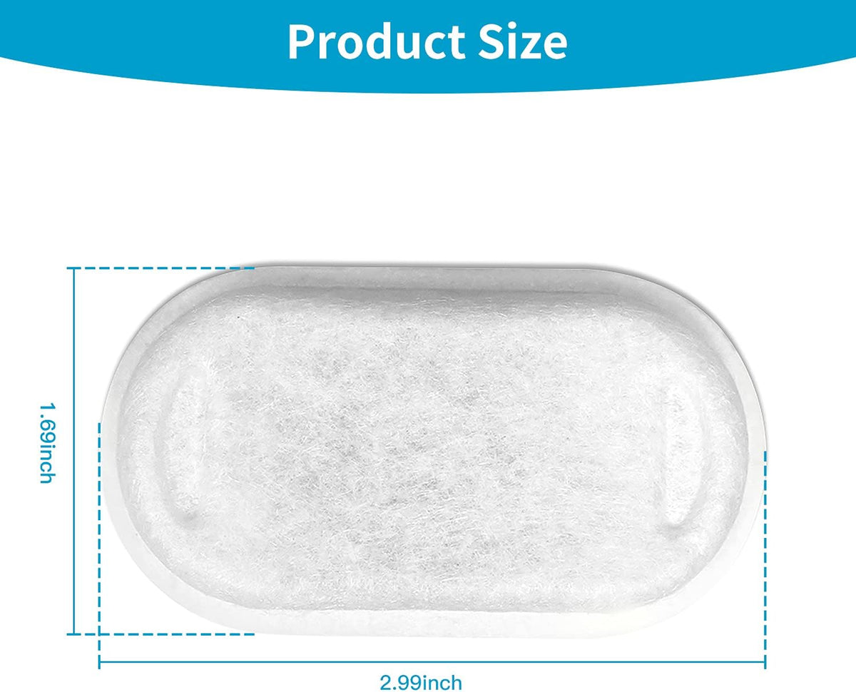 16 Pack Replacement Filters for Cat/Dog Water Fountain - 16 Filters - image 2