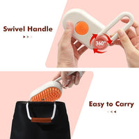 Cloud Care Cat Brush, Cat Steam Brush for Shedding, 4-In-1 Self-Cleaning Pet Steam Brushs for Long and Short Hair Cats and Dogs Grooming Supplies