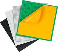 MIMAX Peel-and-Stick Baseplates - Black & White & Green & Light Gray