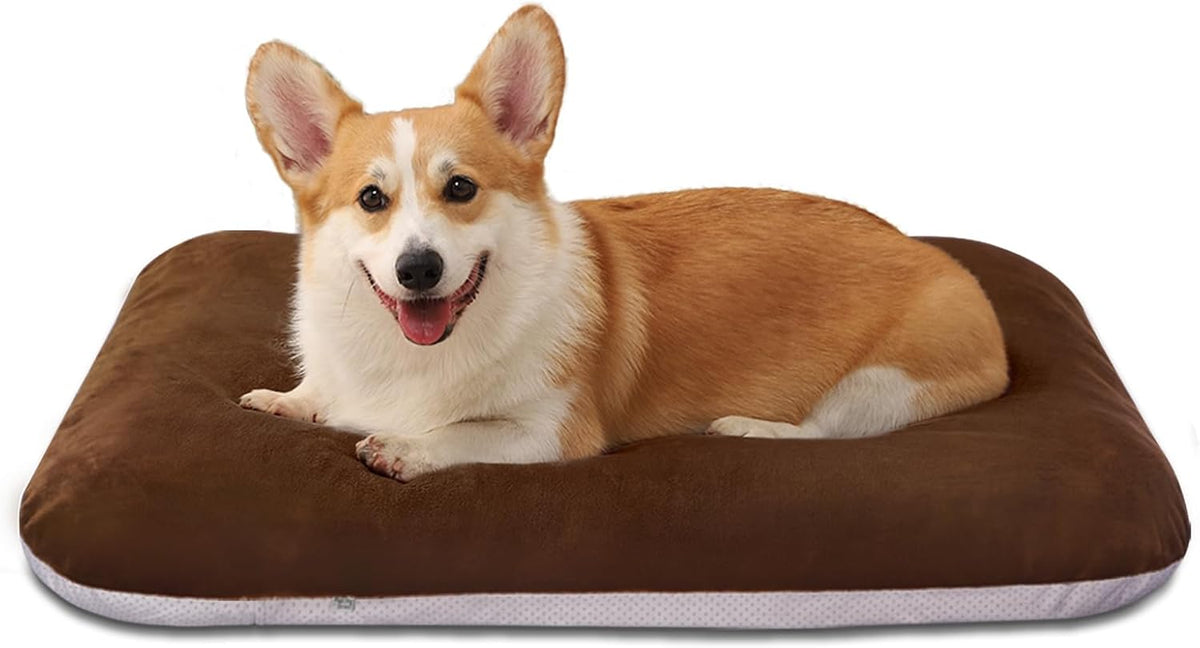 Magic Dog Orthopedic Extra Large Dog Bed 47 Inch - 32.0"L x 24.0"W x 3.0"Th / Dark Brown