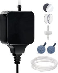 mini Air Pump for Fish Tank 1-15 Gallon Super Quiet - Air pump simple kit
