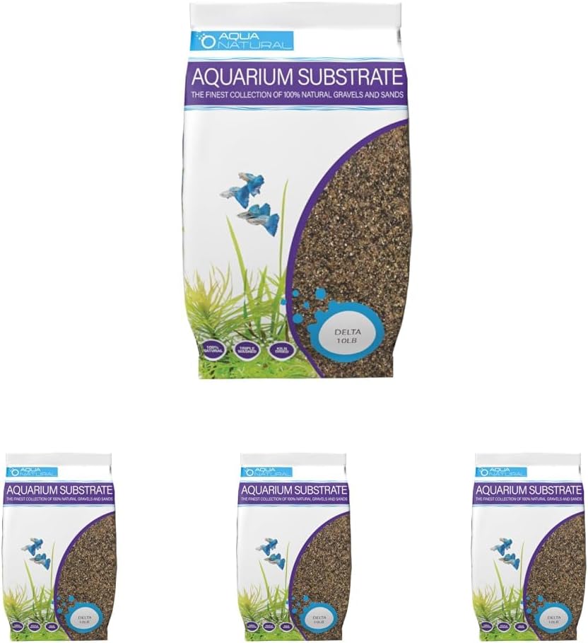 Aqua Natural Aquarium Substrate, Delta Sand - (Pack of 4)