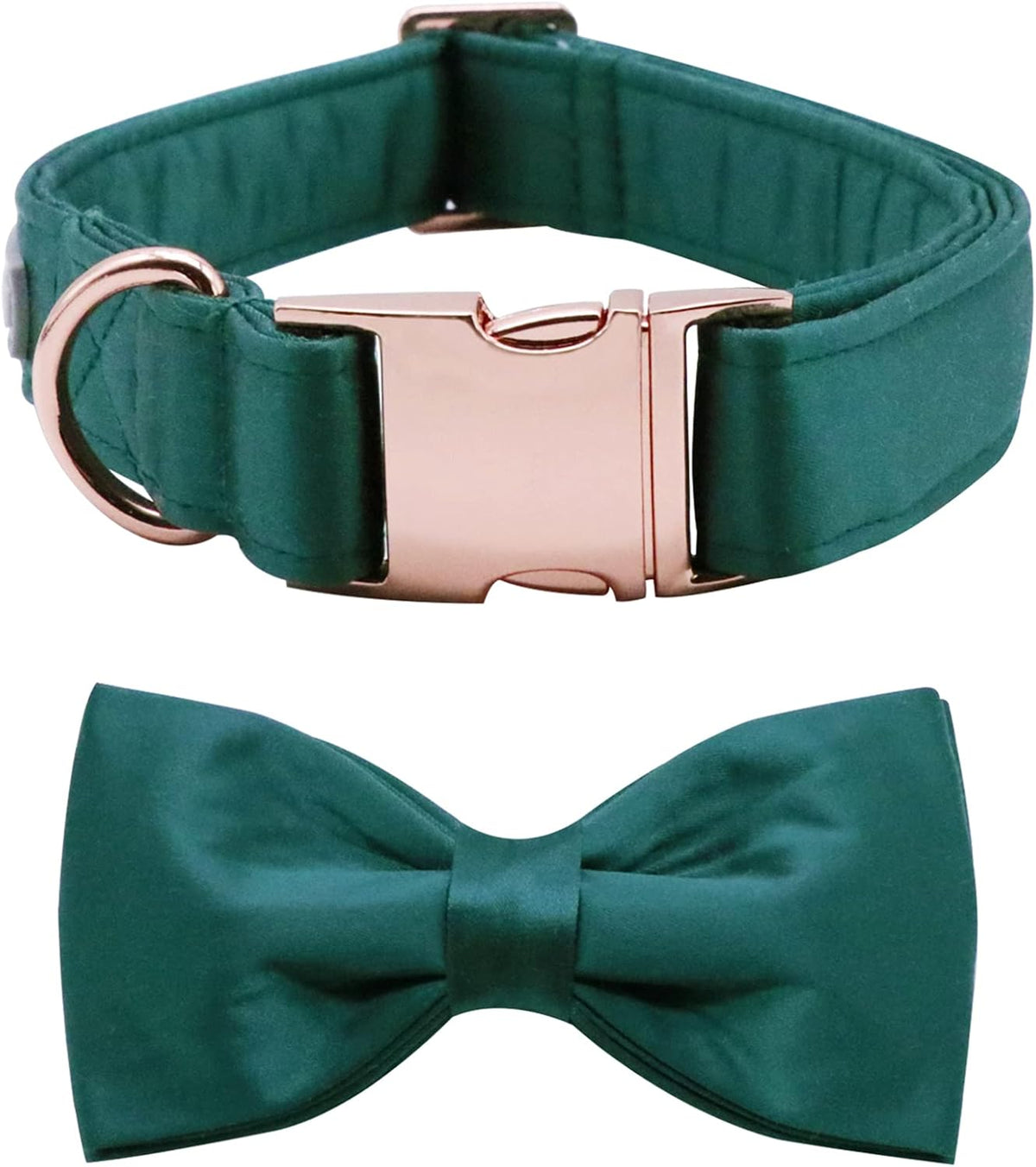 Lionet Paws Bowtie Dog Collar - X-Large (Pack of 1) / Black Green