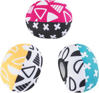 Tayerop set of 3 plush replacement balls for MamaRoo swing with crinkle, rattle and mirror balls - view 4