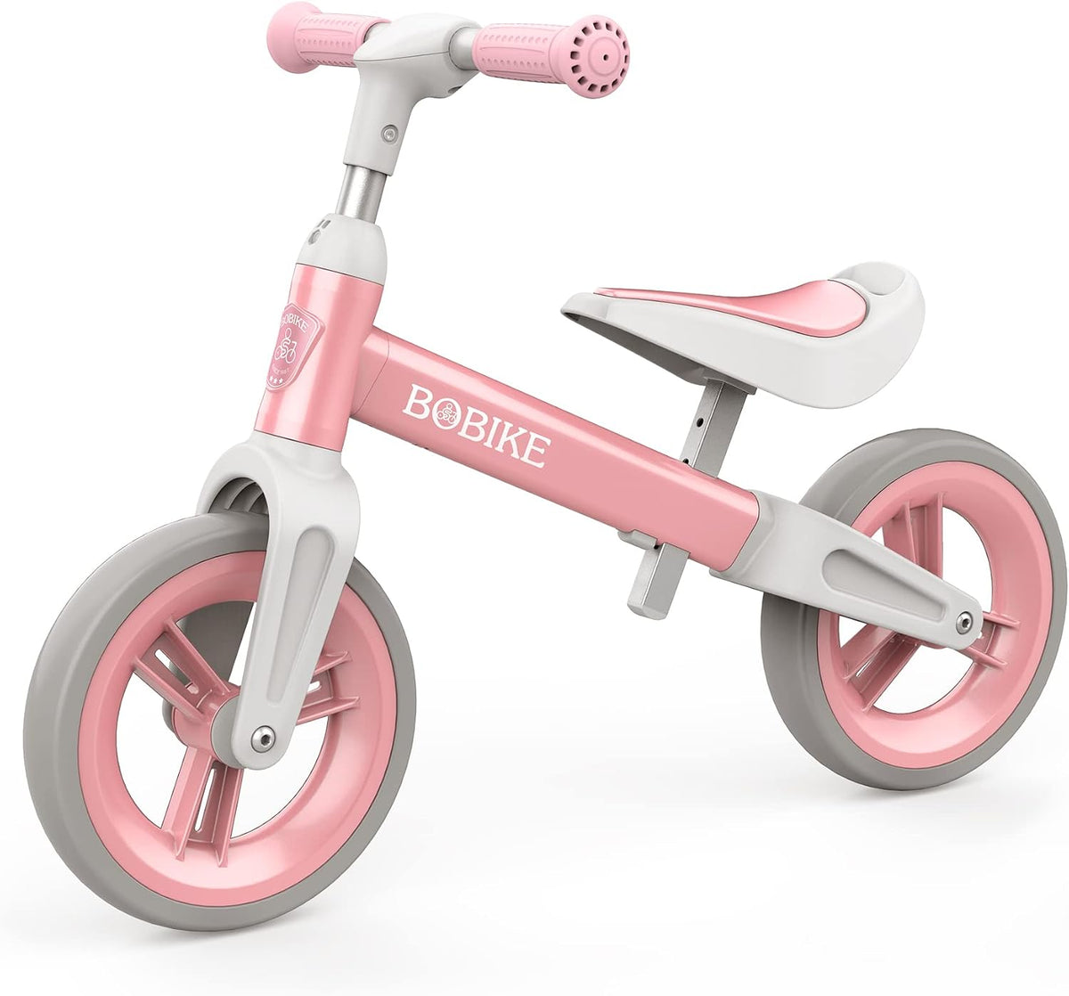 Bobike Toddler Balance Bike Toys for 1 to 4 Year Old Girls Boys - Pink