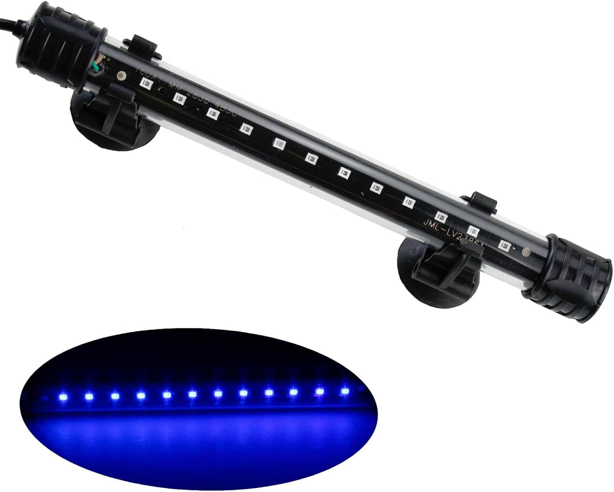 AQUANEAT Aquarium LED Submersible Light 7.5 Inch Underwater Fish Tank - Blue