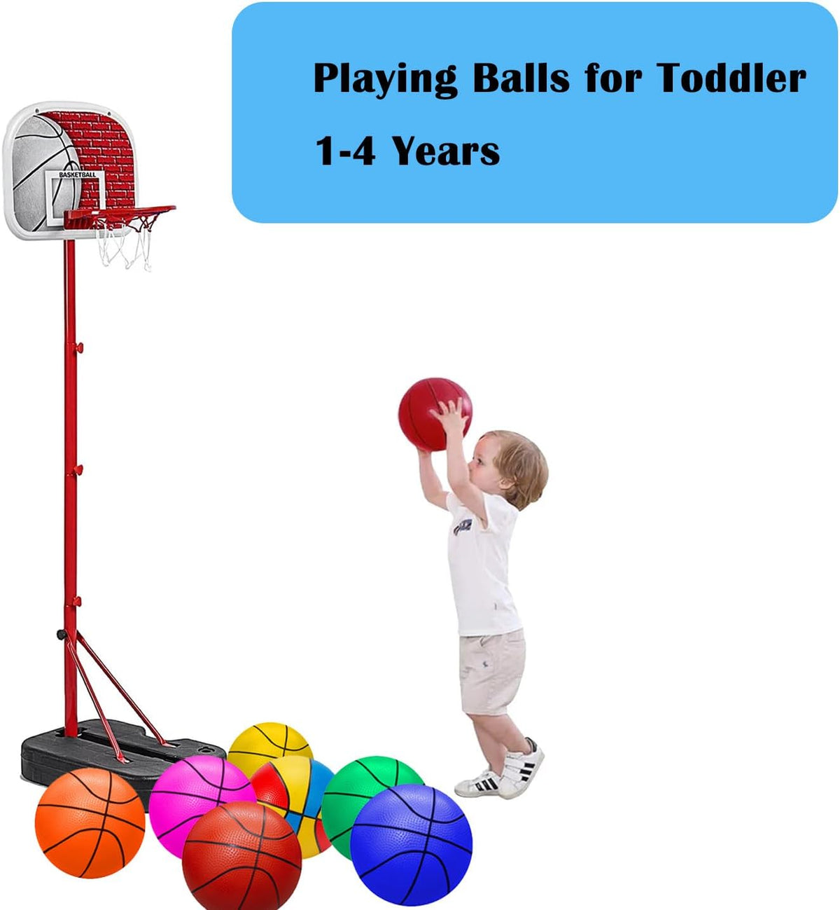 ABAJI 5 inch mini rubber basketball for kids with hand pump and needle - view 11