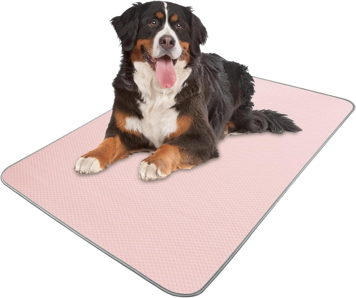 Buvlnee Summer Dog Cooling Mat - Pink / 59x40in