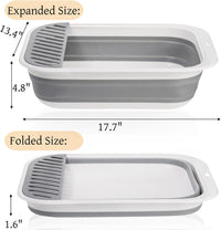 Tlence Collapsible Travel Cat Litter Box with Scoop - image 2