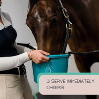 Gallagher's Water 120 Pack All-Natural Patented Equine Hydration Treat - Enhancement Powder Mix Horse Drink Treat to Help Encourage to Drink Water - Made with All Natural Ingredients, FEI Compliant