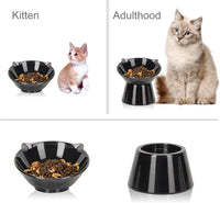 Detachable Elevated Cat Bowls - Black - image 3