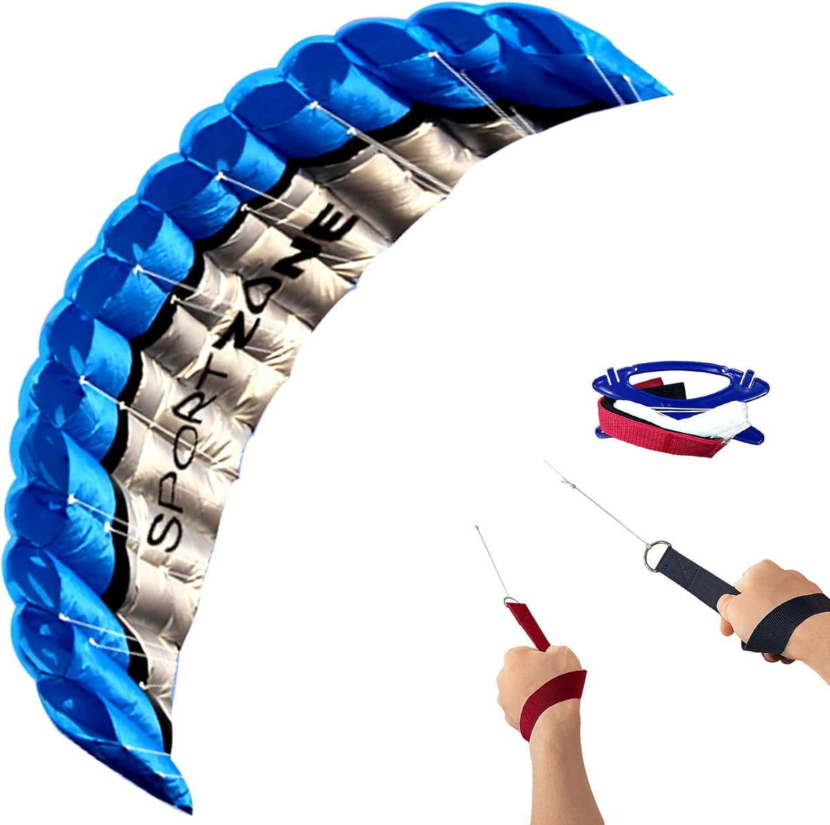 Hengda Kite 2.5m dual line soft parafoil stunt kite for adults and kids - view 2