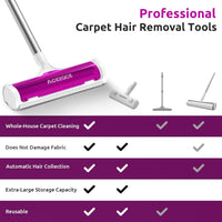 ACE2ACE A3 Pro Carpet Roller for Pet Hair - Magenta - image 4