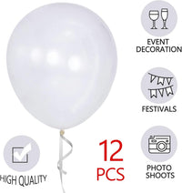 ASIYUHY Red Balloons 18 Inch 12 Pack Large Latex Party Balloons – Fun for Kids & Family - Transparent Balloon - image 2