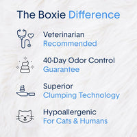 Boxie Probiotic Cat Litter, Lightweight 40-Day Odor Control, Clumping, 16.5lb