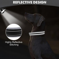 Joytale Reflective Dog Collar for Large Dogs with Wide Padding - Black / L - image 4