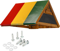 MOFEEZ 52" x 90" Swing Set Replacement Tarp for Play Set Outdoor - Multicolor