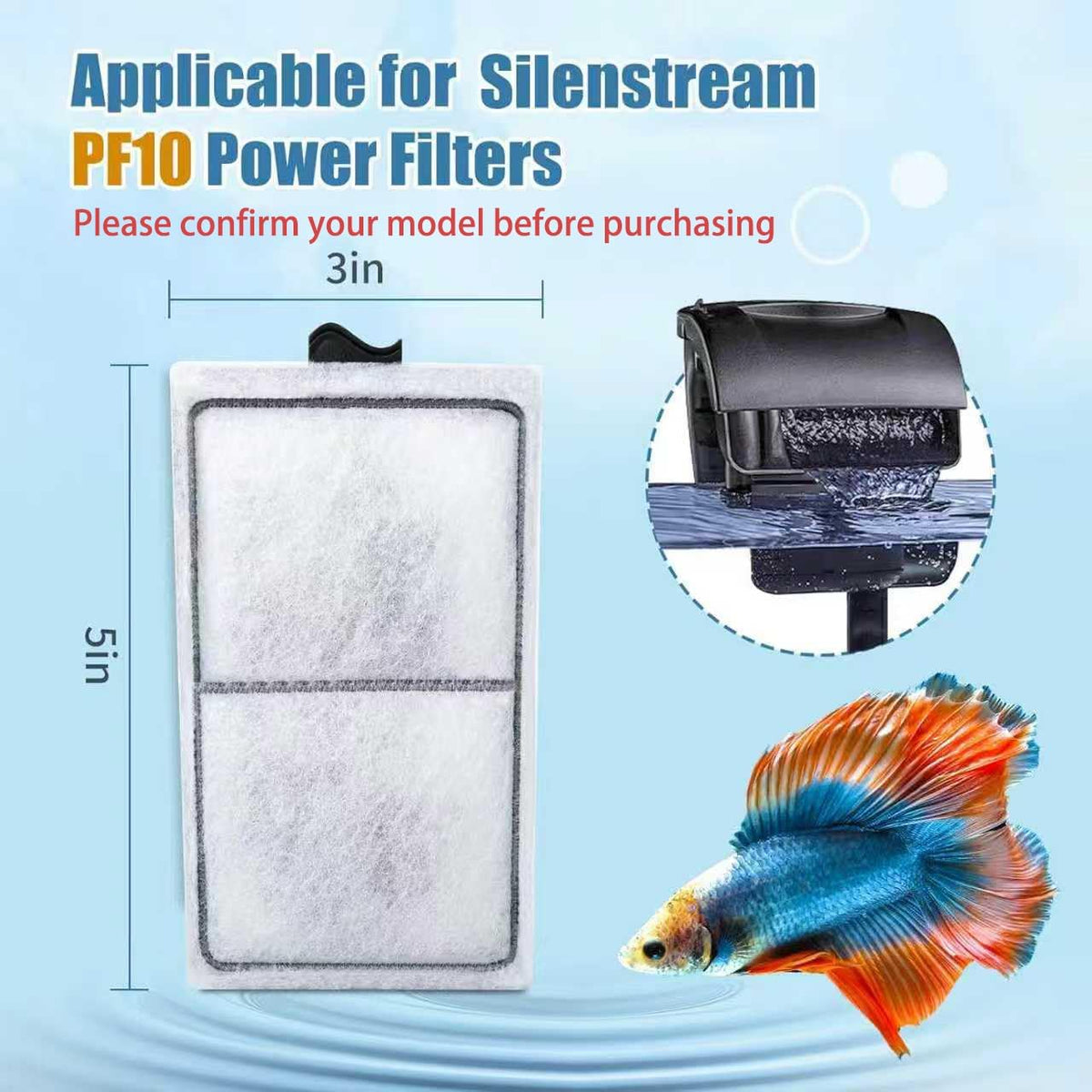 15 Pack PF-S Filter Cartridges Compatible with Silenstream PF10 Power - 8 packs - image 2