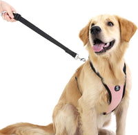 Dog Seat Belt Vest Harness for Car - Light Pink / L (Chest: 22-32.3", Neck: 16.9-26") - image 4