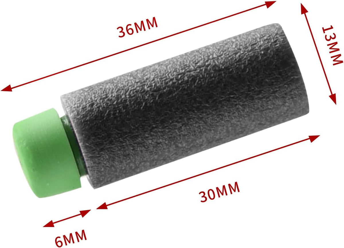 JGCWorker 200pcs 2nd Generation High-End of Half-Lenth Soft Dart - Black and Green - image 2