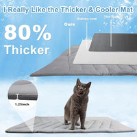 Dog Cooling Mat for Large Dogs 40 x 28''Self Coolings Foldable Cooling Pad,Q-MAX>0.5 Washable Ice Cool Fabric-Cool on Contact，Easy Washable Pet Pad for Kennel Sofa Floor Car Seats in Summer